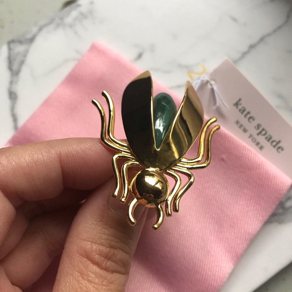 ♠️NWT Kate Spade Stone Bug Ring